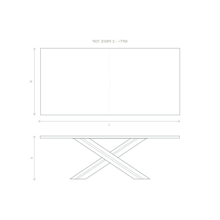 modern meeting table dimensions 