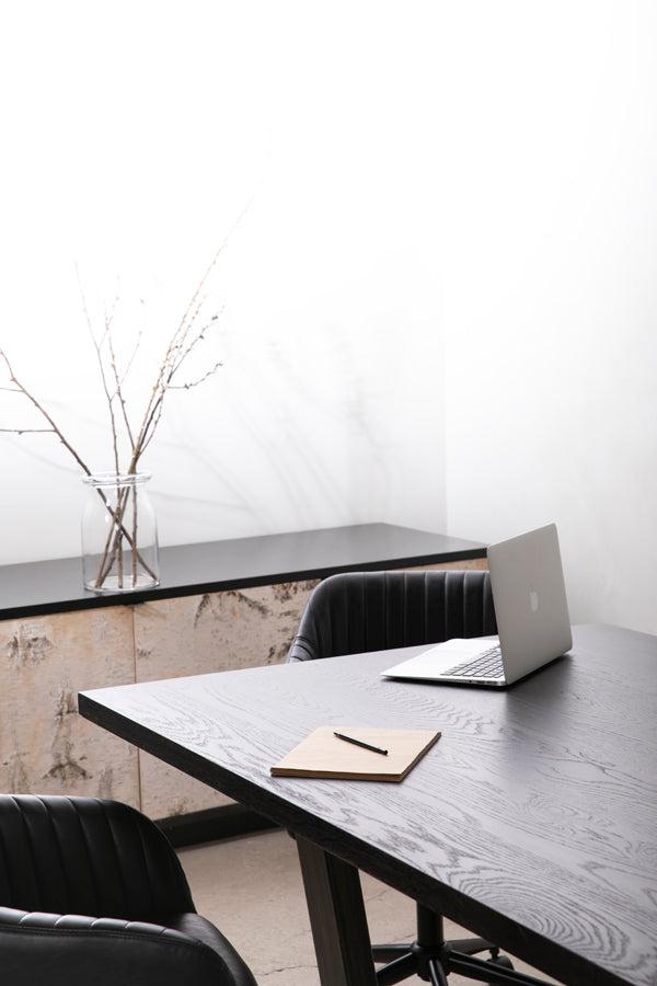 solid wood boardroom table